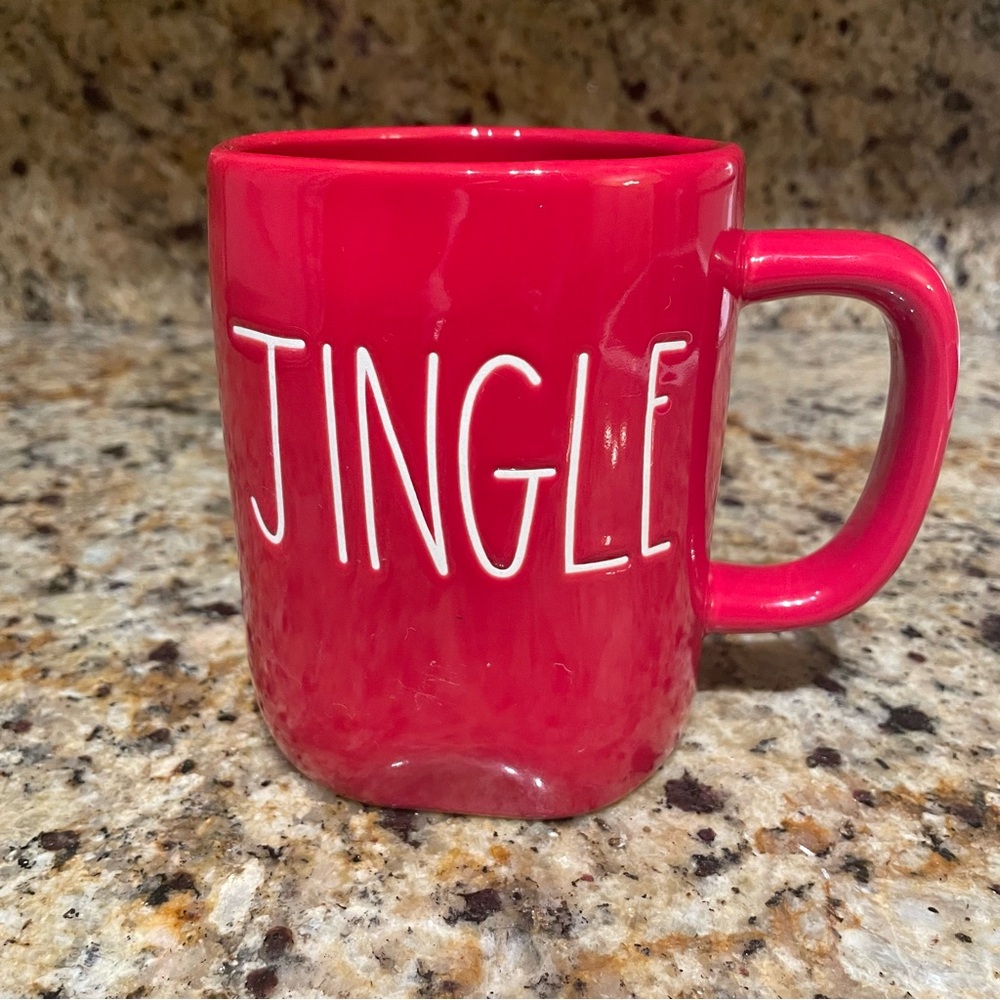 Rae Dunn red “JINGLE” ceramic mug